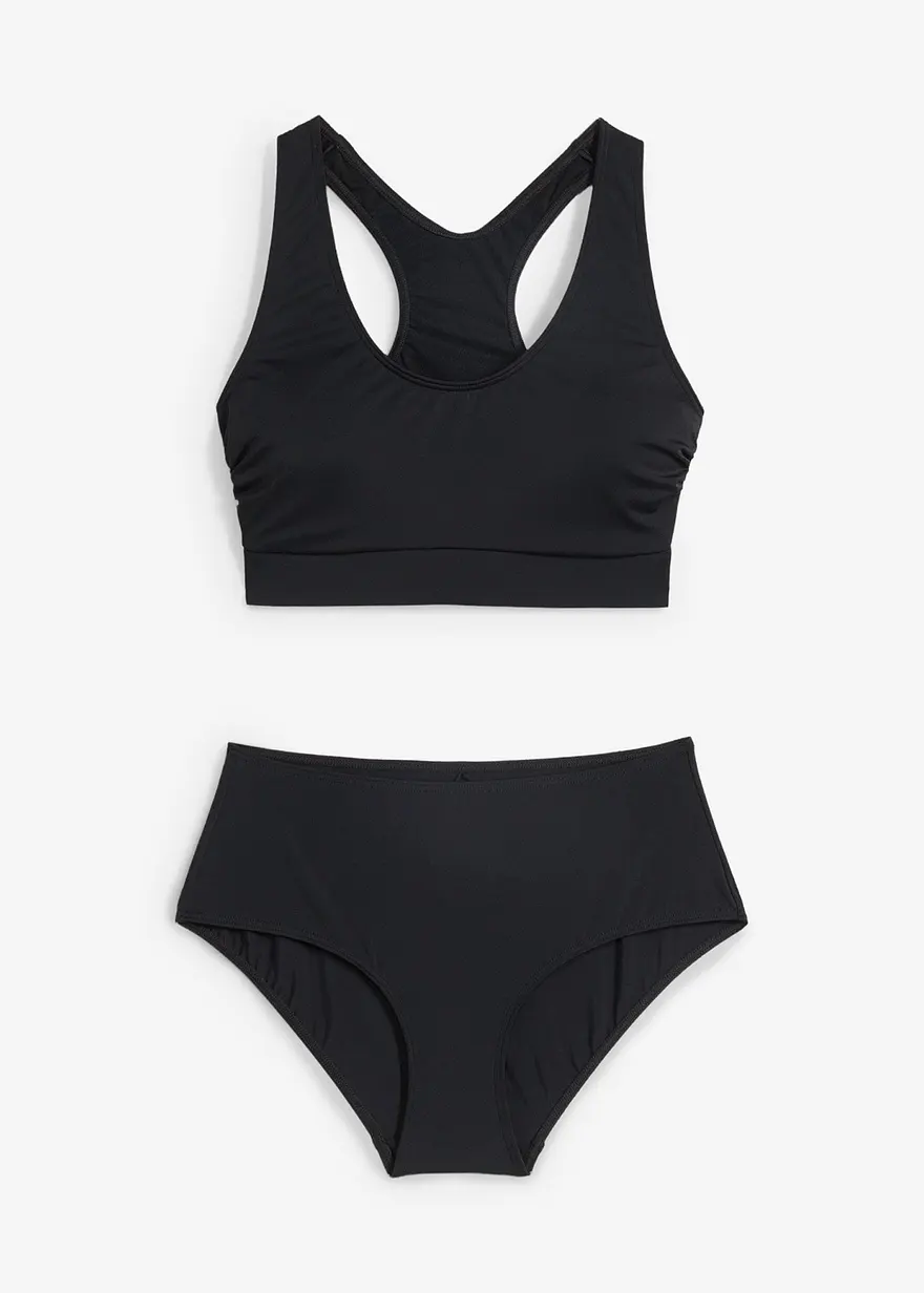 Bustier-Bikini (2-tlg.Set) mit Ringerrücken