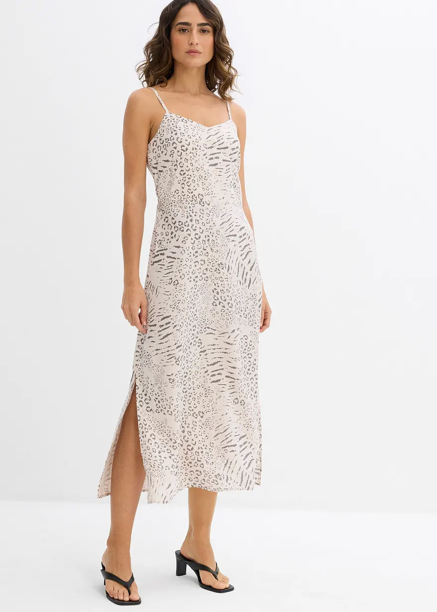 Trägerkleid aus fließender Viskose