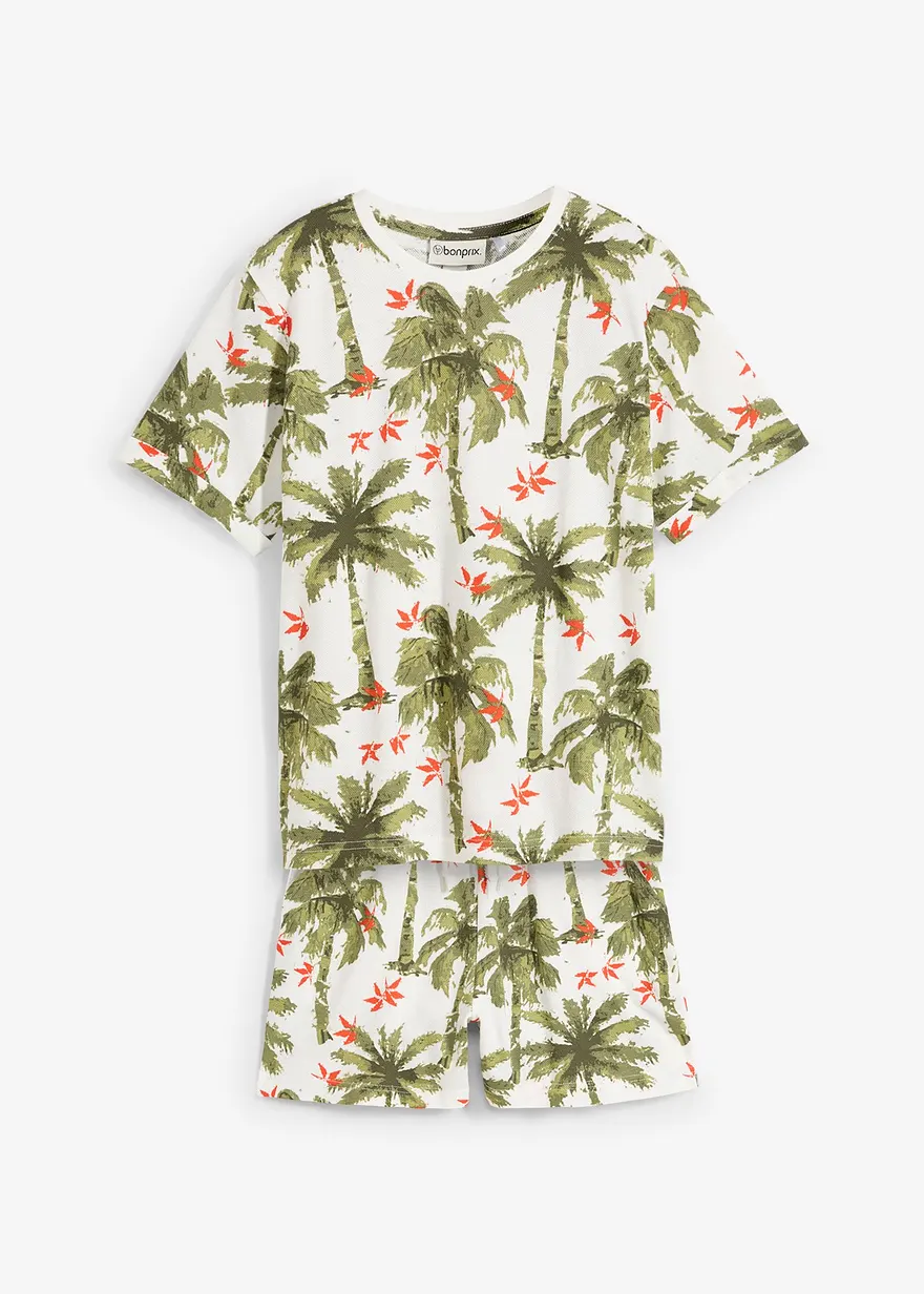 Pique T-Shirt und kurze Hose (2-tlg.Set) aus Bio Baumwolle