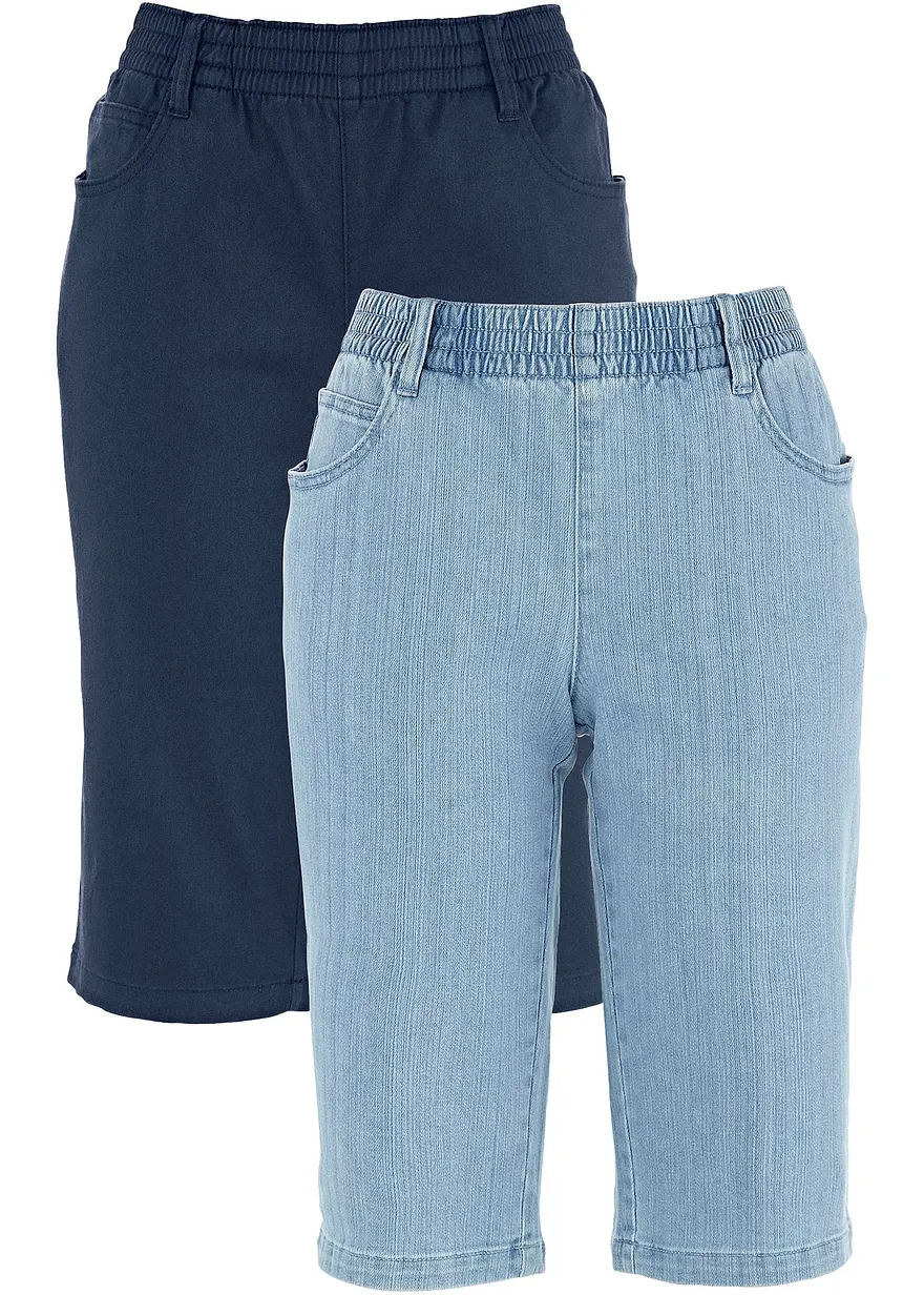 Stretch-Bermuda (2er Pack)
