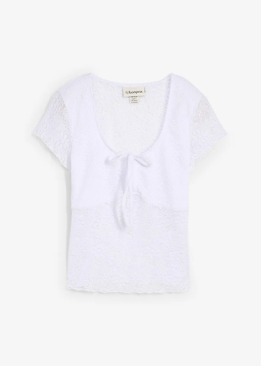 T-Shirt aus Spitze