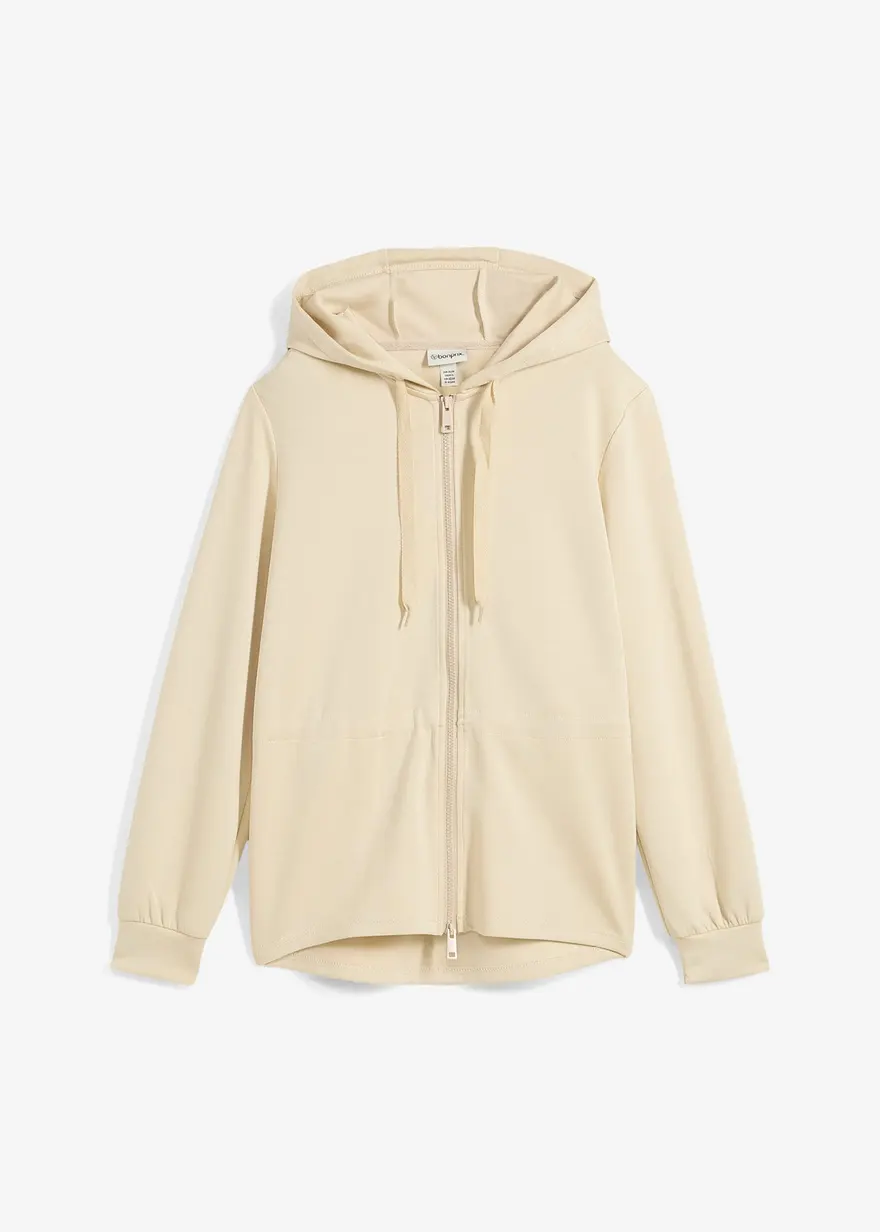 Kapuzen-Sweatjacke mit Elastik