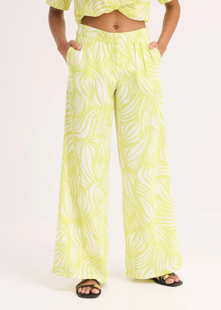 Palazzo-Hose mit Bequembund