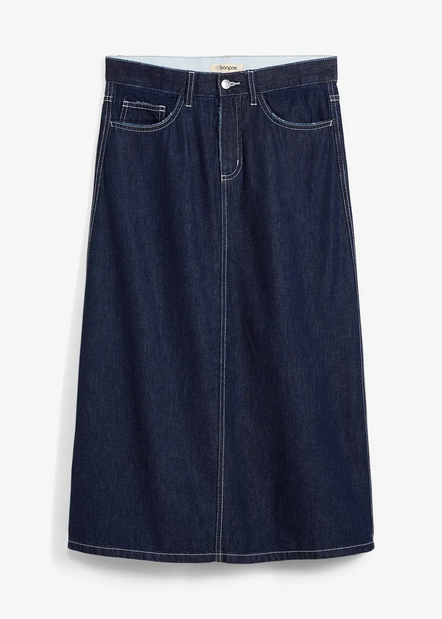 Jeansrock Mid Waist Bequembund, Super Soft