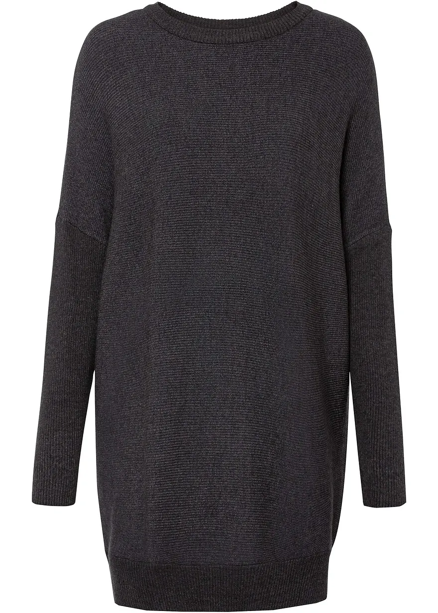 Long-Pullover aus Viskose-Mix