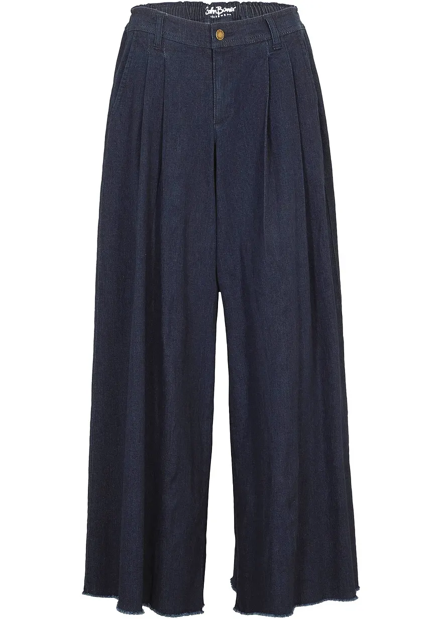 Wide-Leg-Jeans, Hosenrock