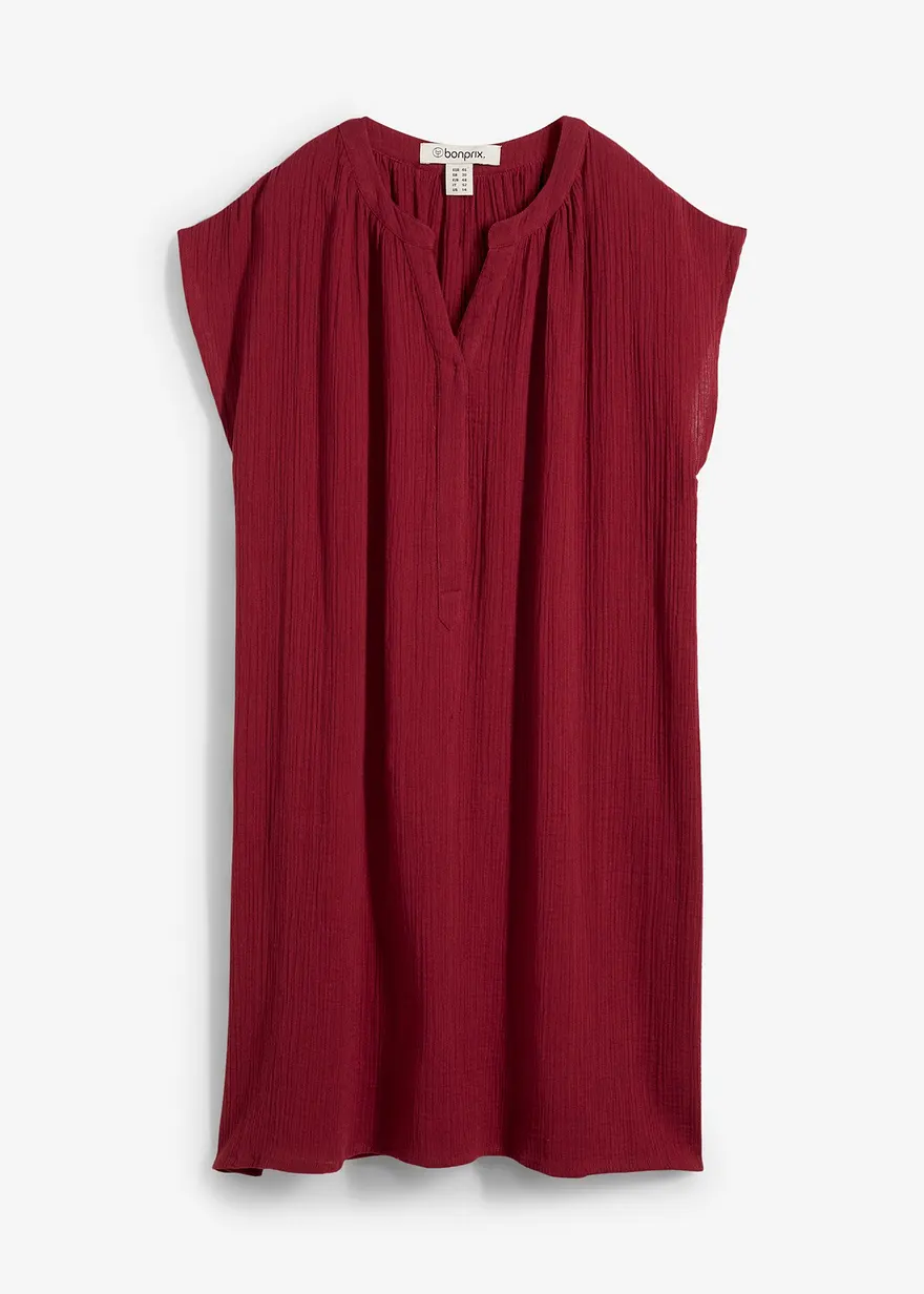 2-in-1 Umstands- und Stillkleid aus Baumwollmusselin