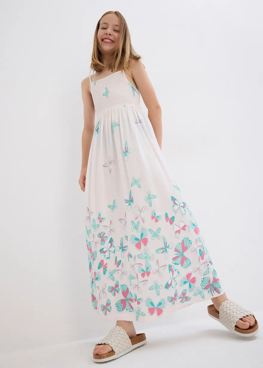 Maxikleid aus fließender Viskose