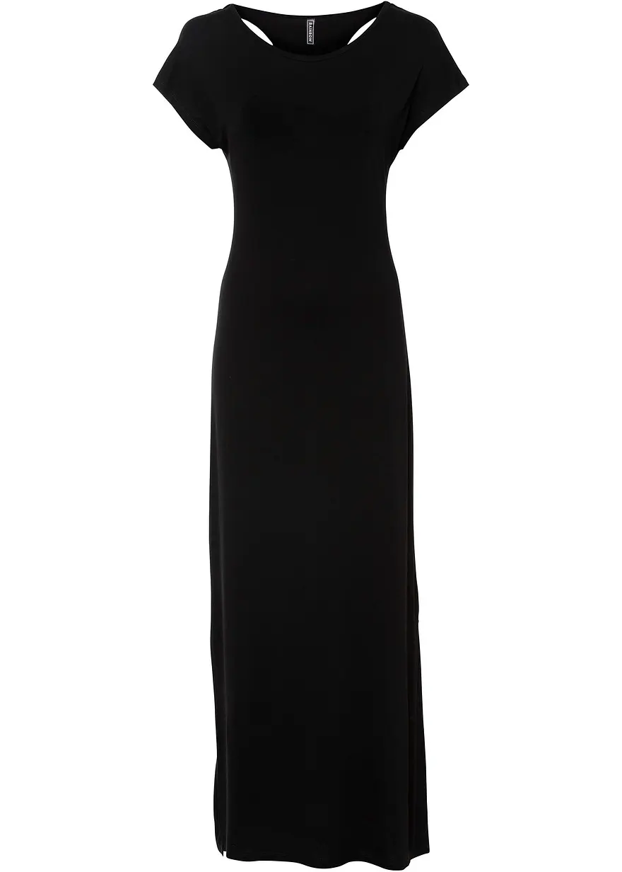 Jerseykleid aus fließendem Viskose-Elasthan-Mix