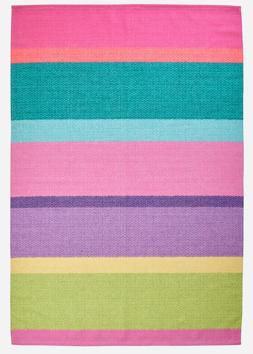 In-und Outdoor Teppich mit Streifenmotiv