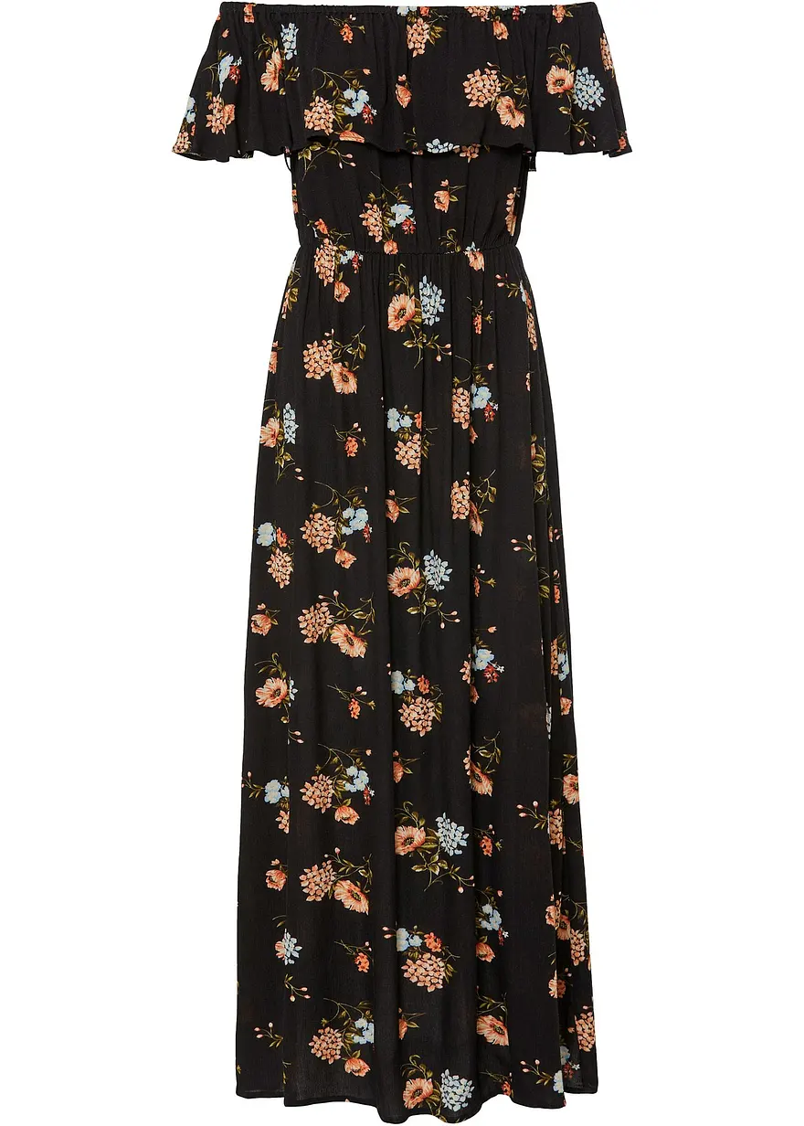 bedrucktes Carmen-Kleid