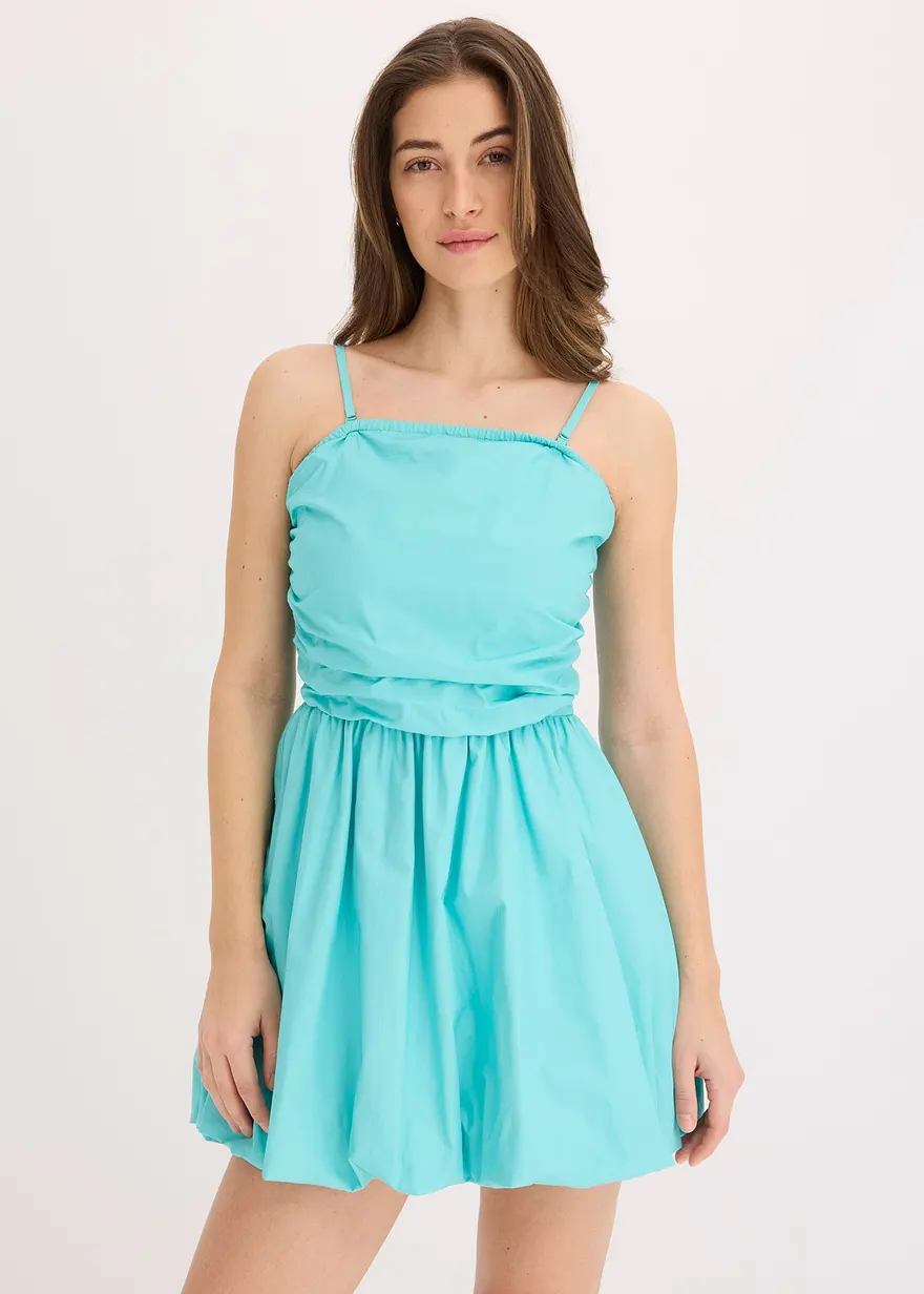 Bandeau-Kleid aus reiner Baumwolle