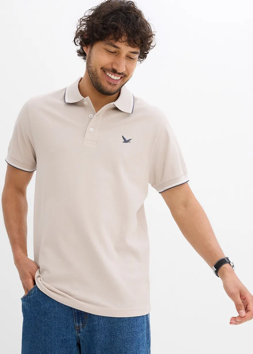 Piqué-Poloshirt aus reiner Bio-Baumwolle