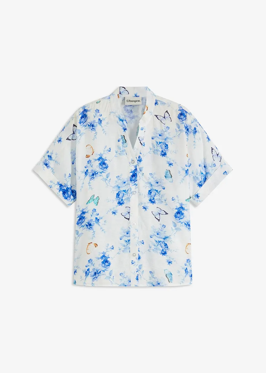 bedruckte Bluse
