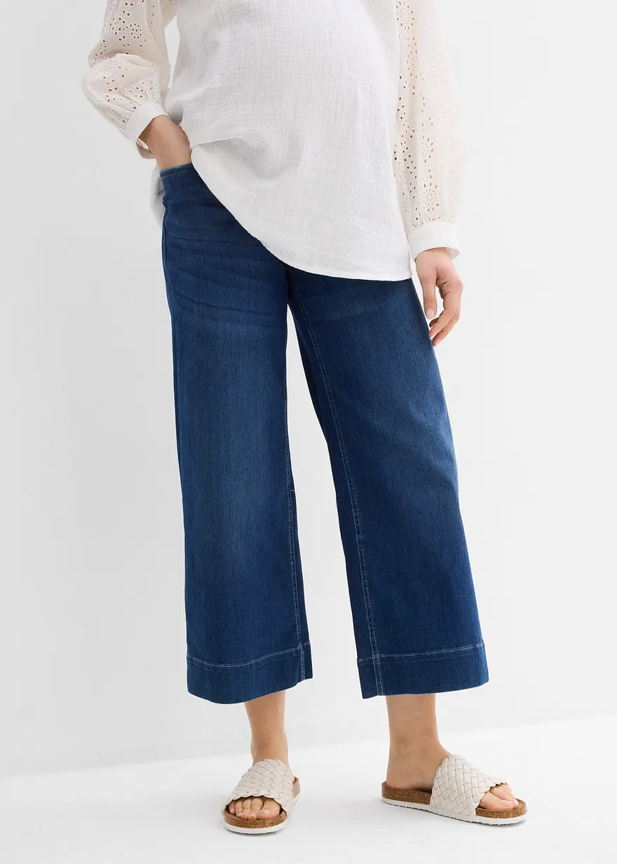 Knöchelfreie Umstandsjeans, Loose Fit