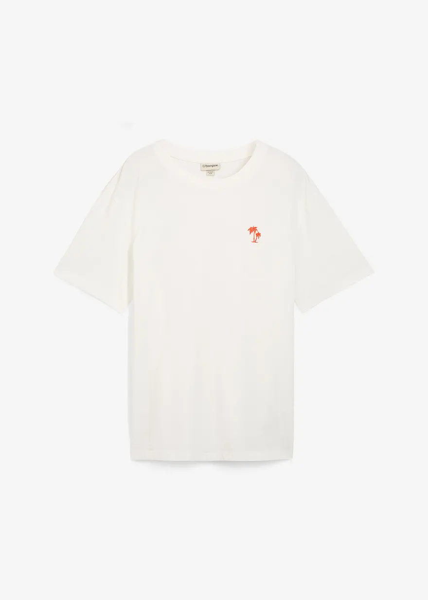 T-Shirt mit Rückenprint, Loose Fit