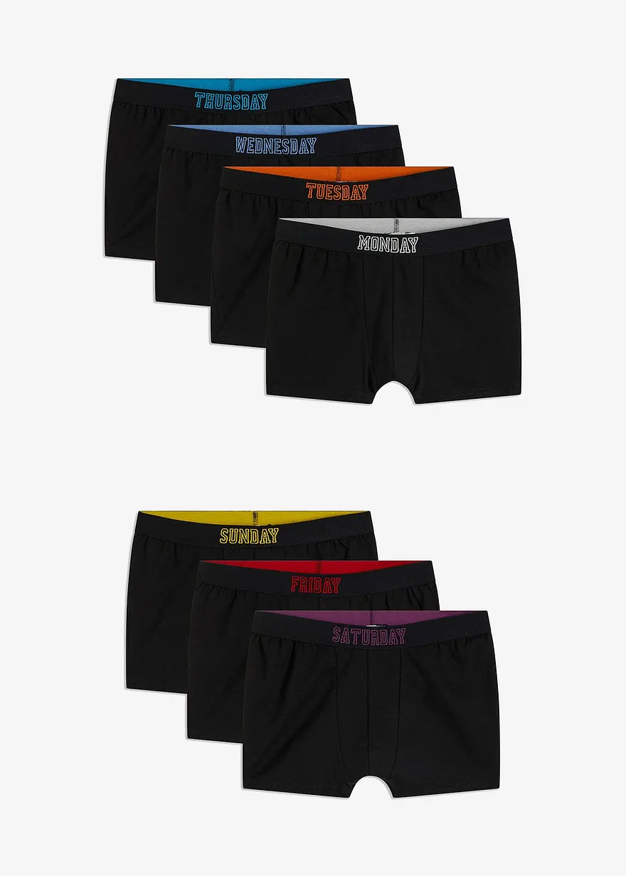 Boxershorts mit weicher Baumwolle (7er Pack)