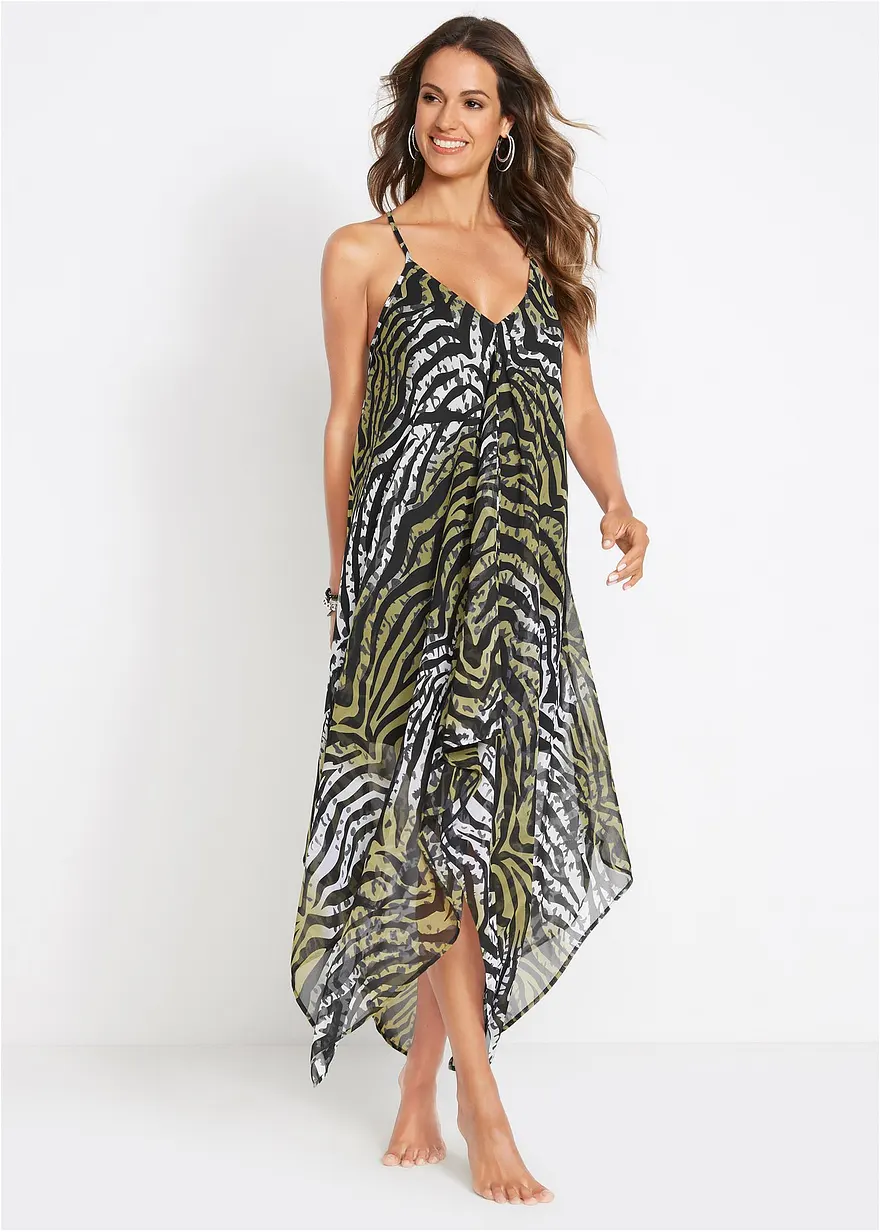 Chiffon Strand Maxikleid