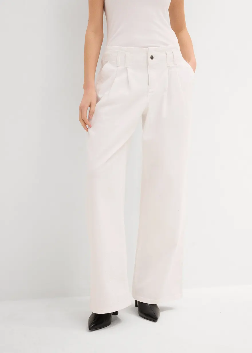 Wide-Leg-Jeans Low Waist, Low Stretch
