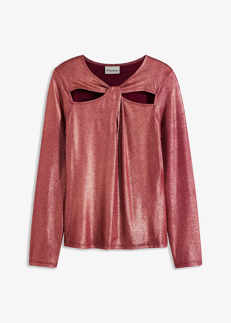 Langarmshirt mit Cut-Outs