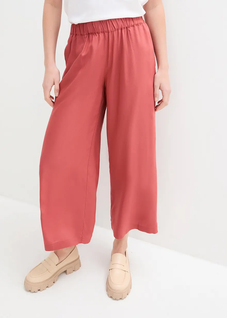 Weite Culotte aus nachhaltiger Viskose