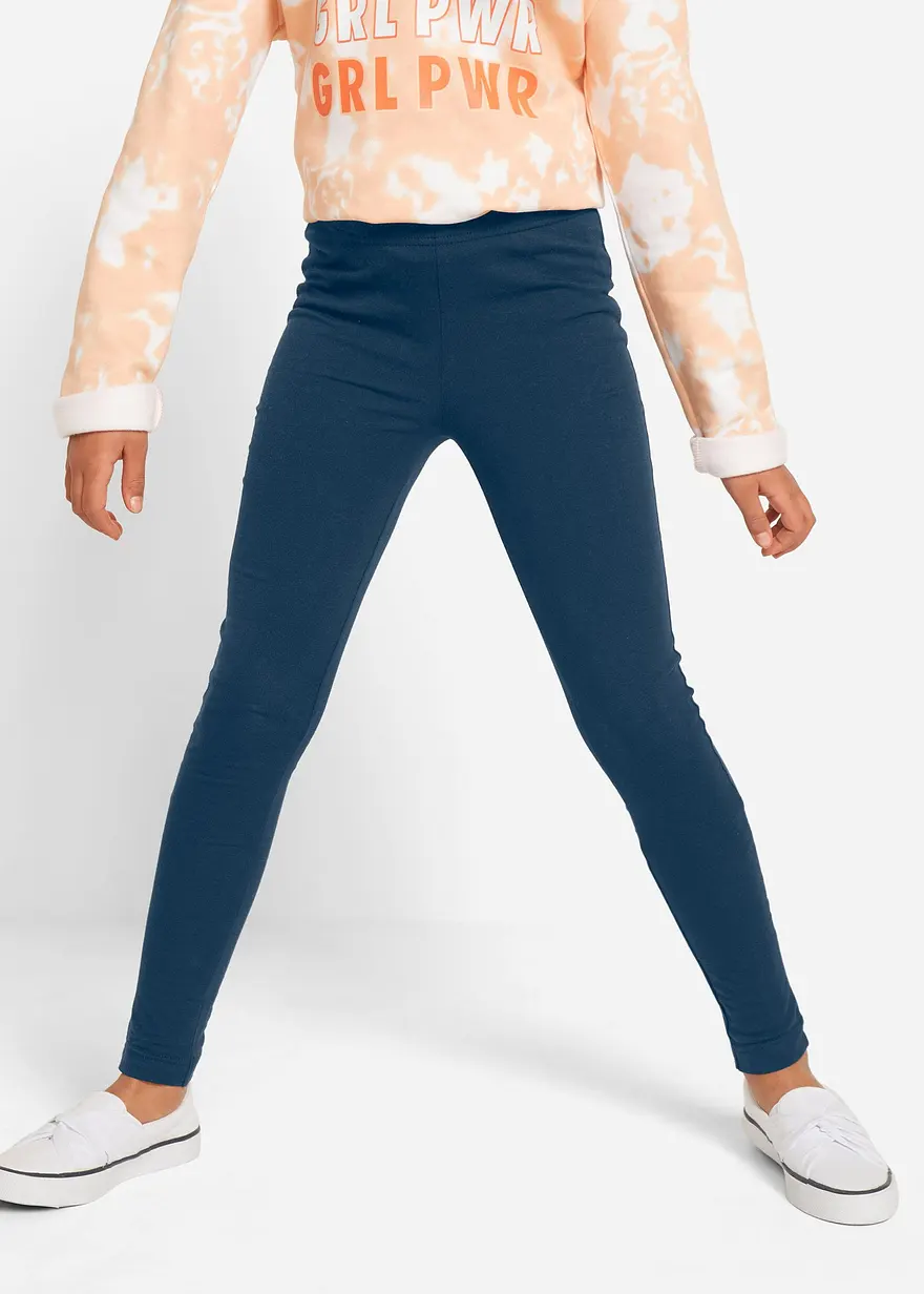 Leggings aus elastischem Baumwoll-Mix (3er Pack)