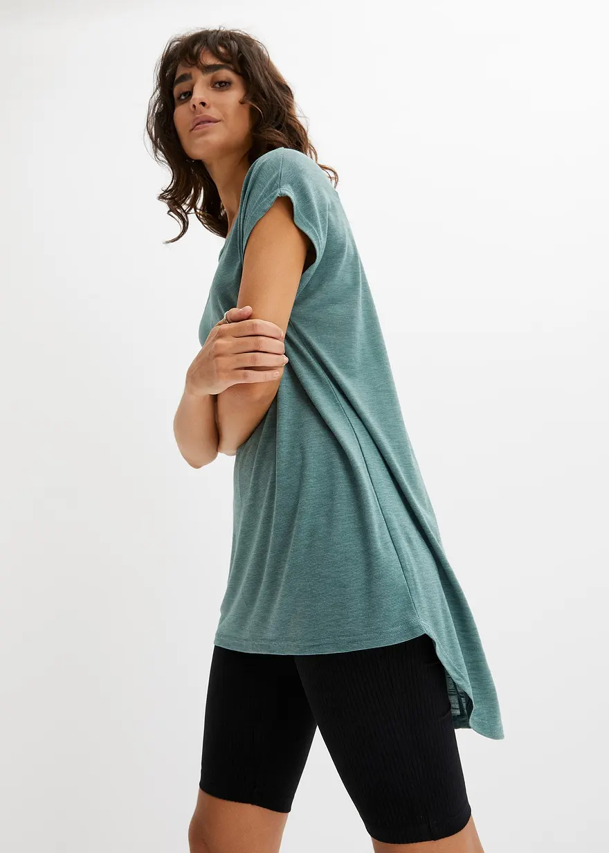 Longshirt aus Viskose-Mischung