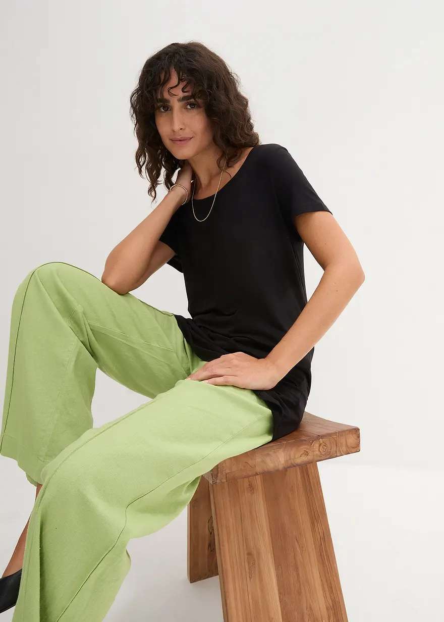 Longshirt aus softer Viskose