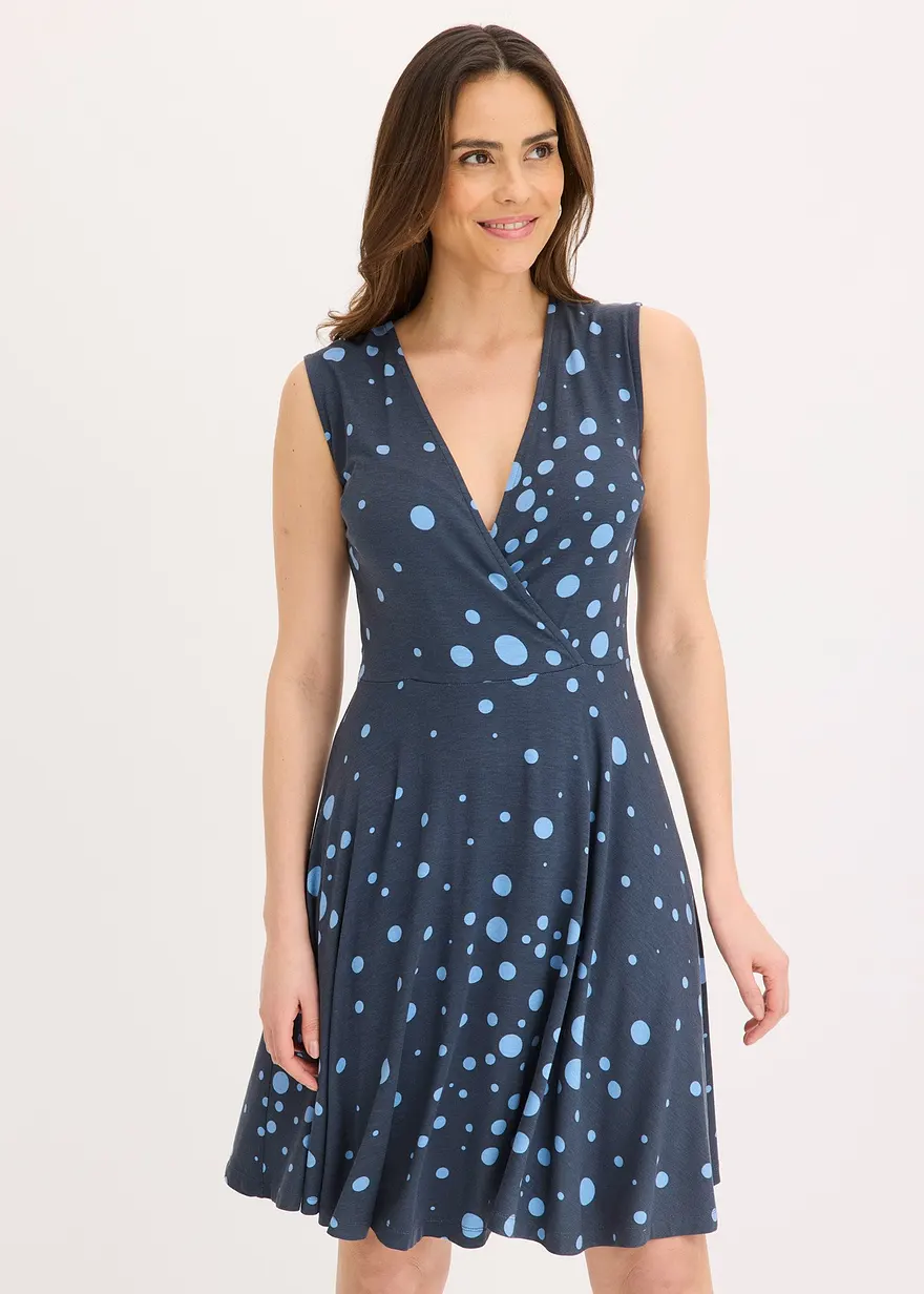 Jerseykleid mit auffälligem Druck