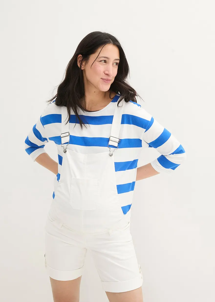 2-in-1 Umstands-Latzshorts und Bermuda-Latzshorts