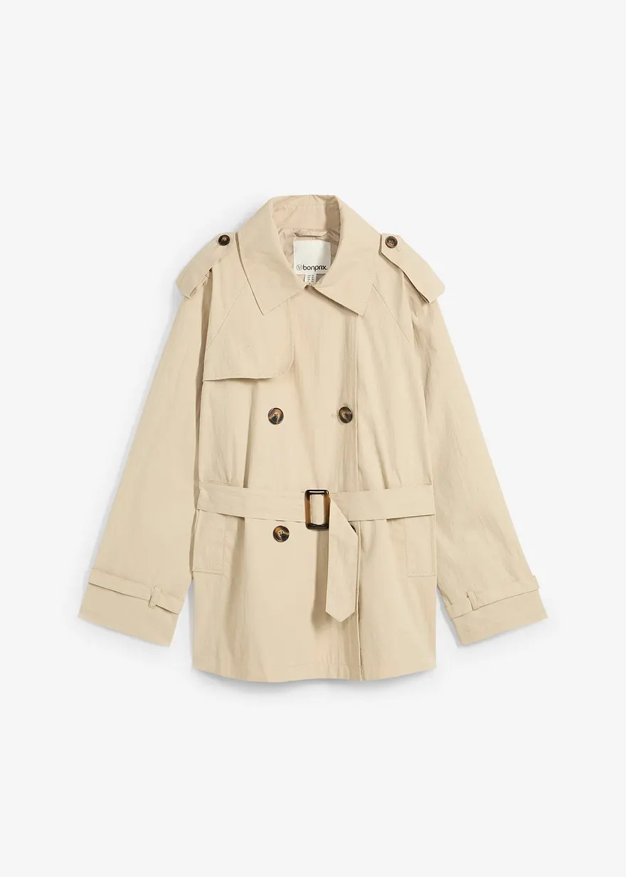 Kurze Trenchjacke