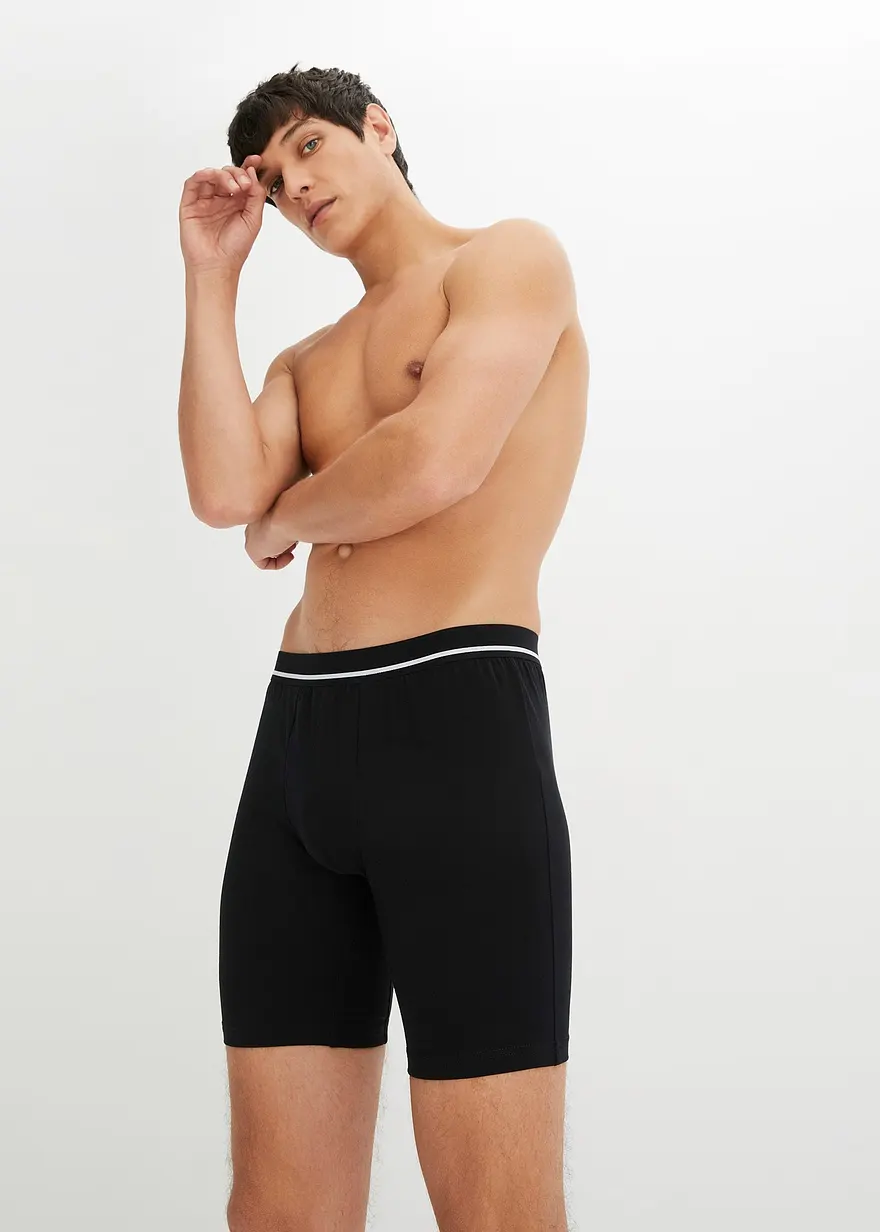 Lange Boxershorts eng (3er Pack)