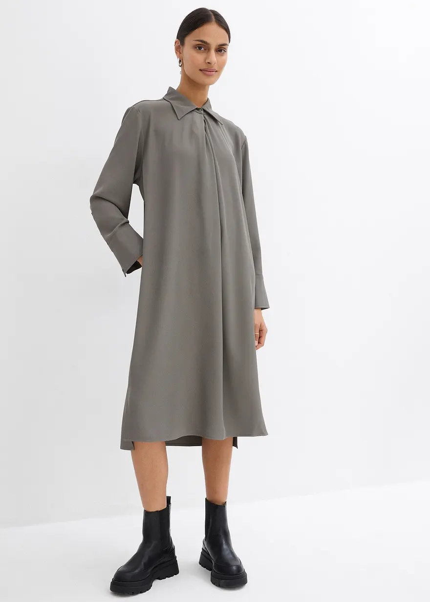 Midikleid mit Kragen