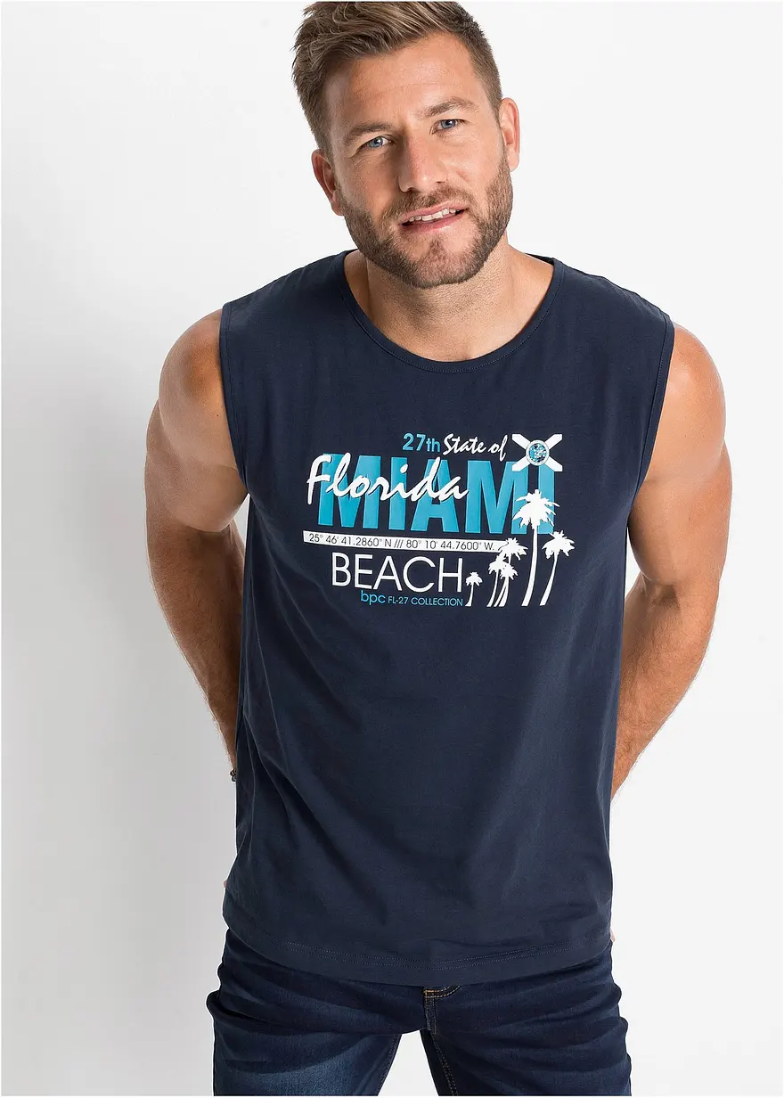 Muskel-Shirt aus reiner Bio-Baumwolle