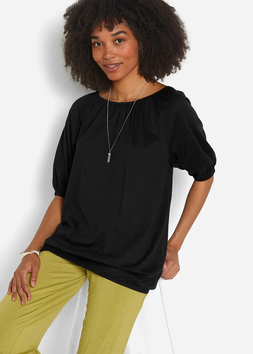 Shirt aus Bio-Baumwolle, kurzarm