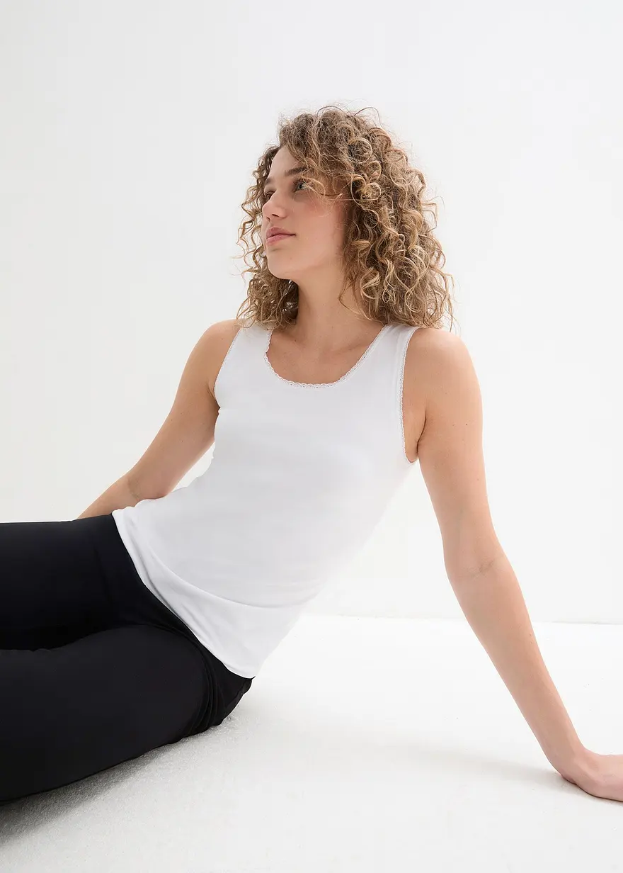 Tanktop mit reiner Bio-Baumwolle