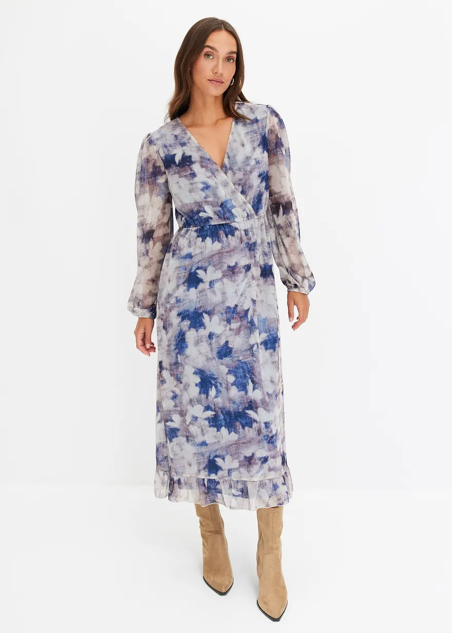 bedrucktes Midikleid