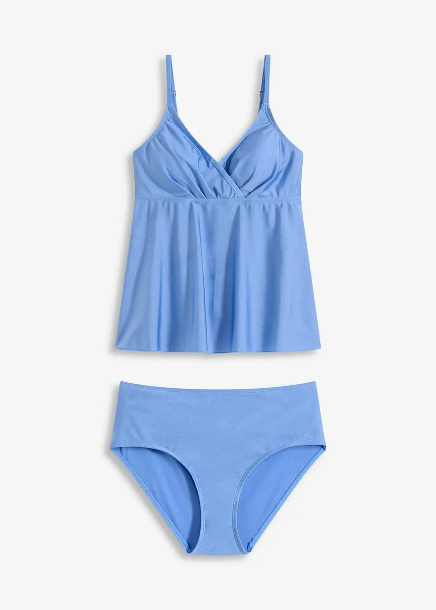 Tankini (2-tlg.Set) aus glänzendem Material