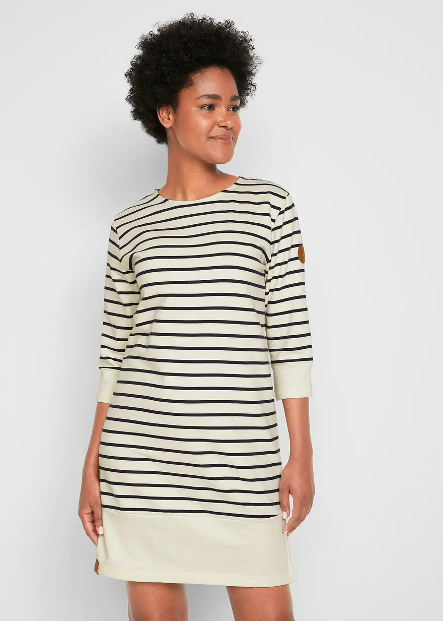 Sweatkleid aus reiner Baumwolle