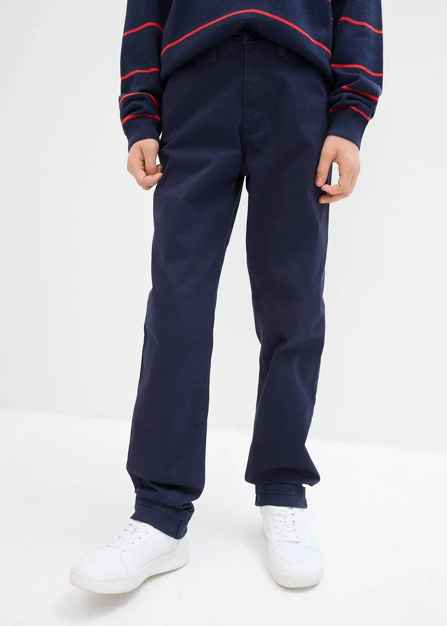 Slim Fit Chinohose aus Baumwolle mit Stretch