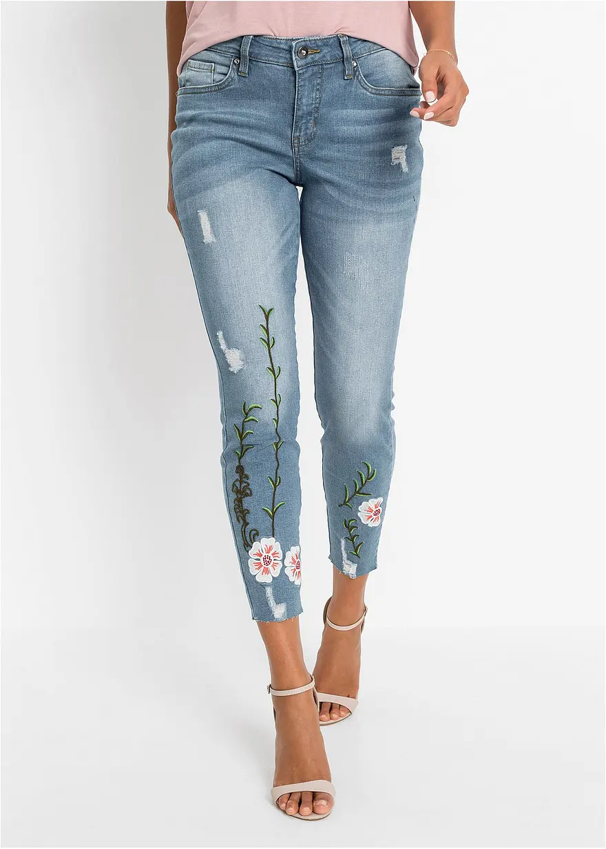 Skinny-Jeans Mid Waist, Stretch