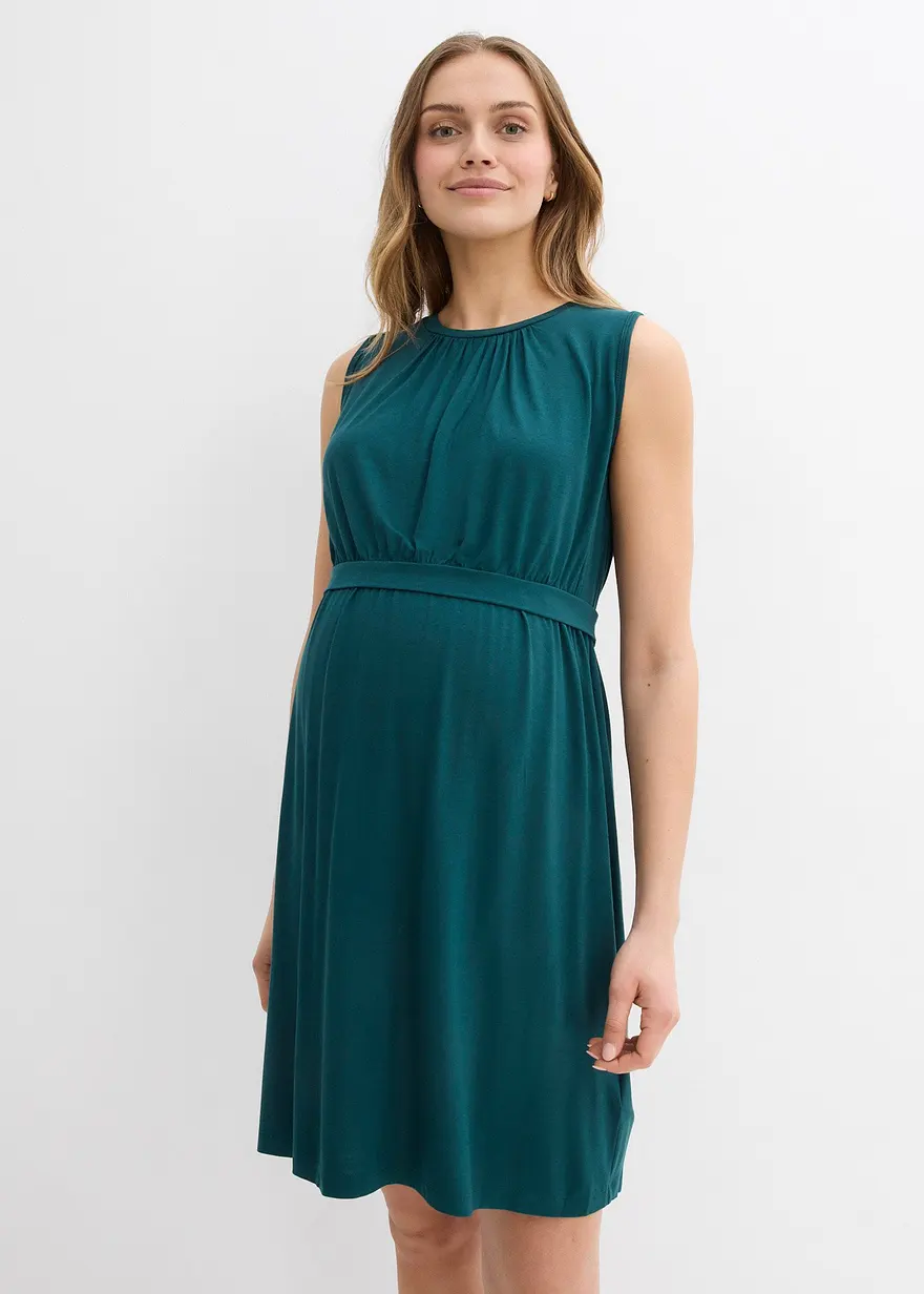 2-in-1 Umstands- und Stillkleid aus Viskose