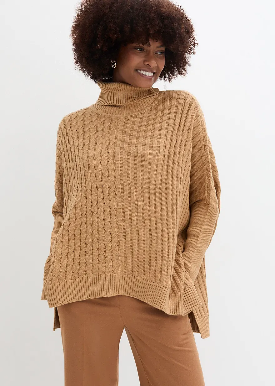 Oversize-Poncho Pullover