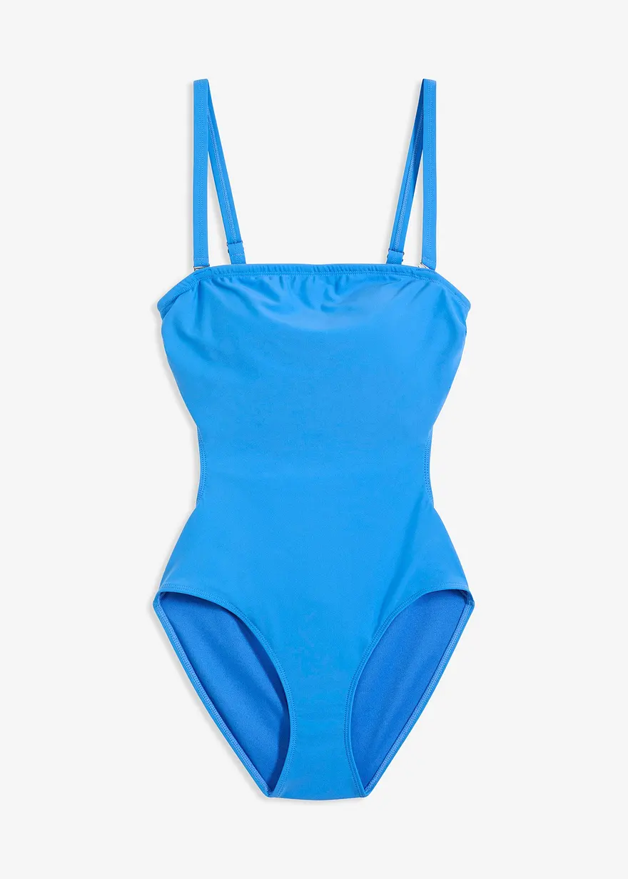 Bandeau-Badeanzug mit Multiway-Trägern