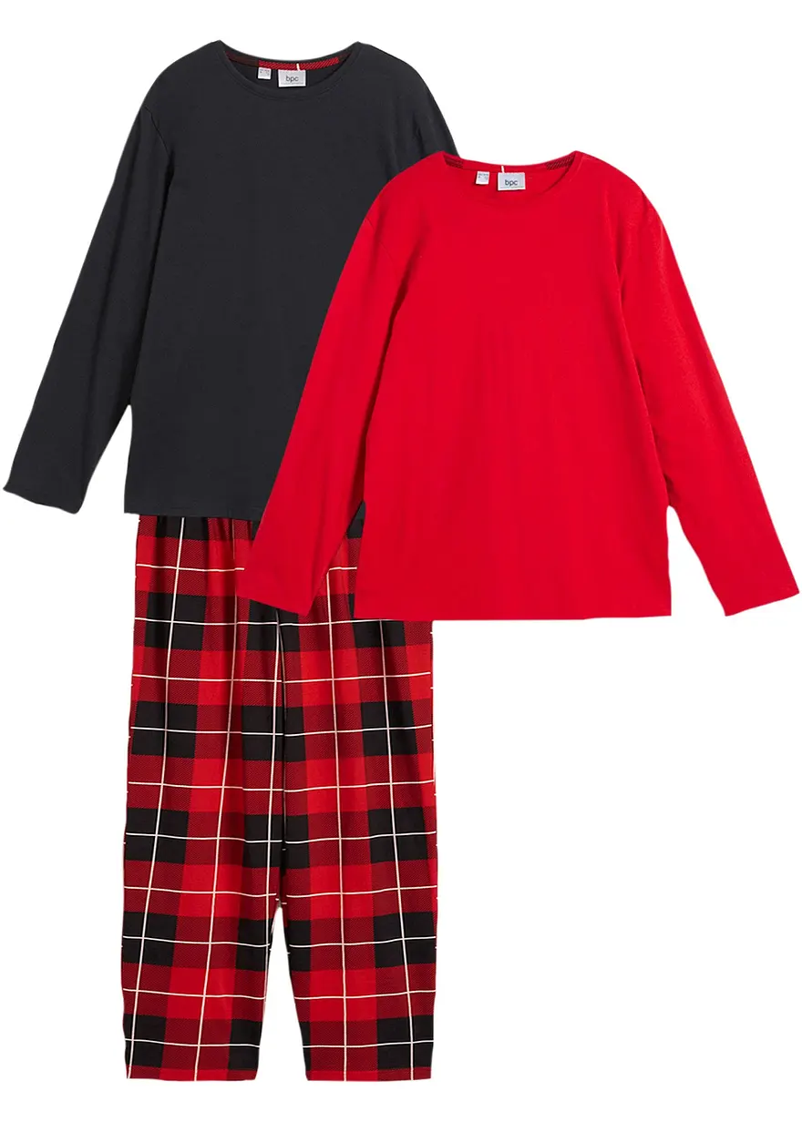Pyjama aus reiner Bio-Baumwolle (3-tlg. Set)