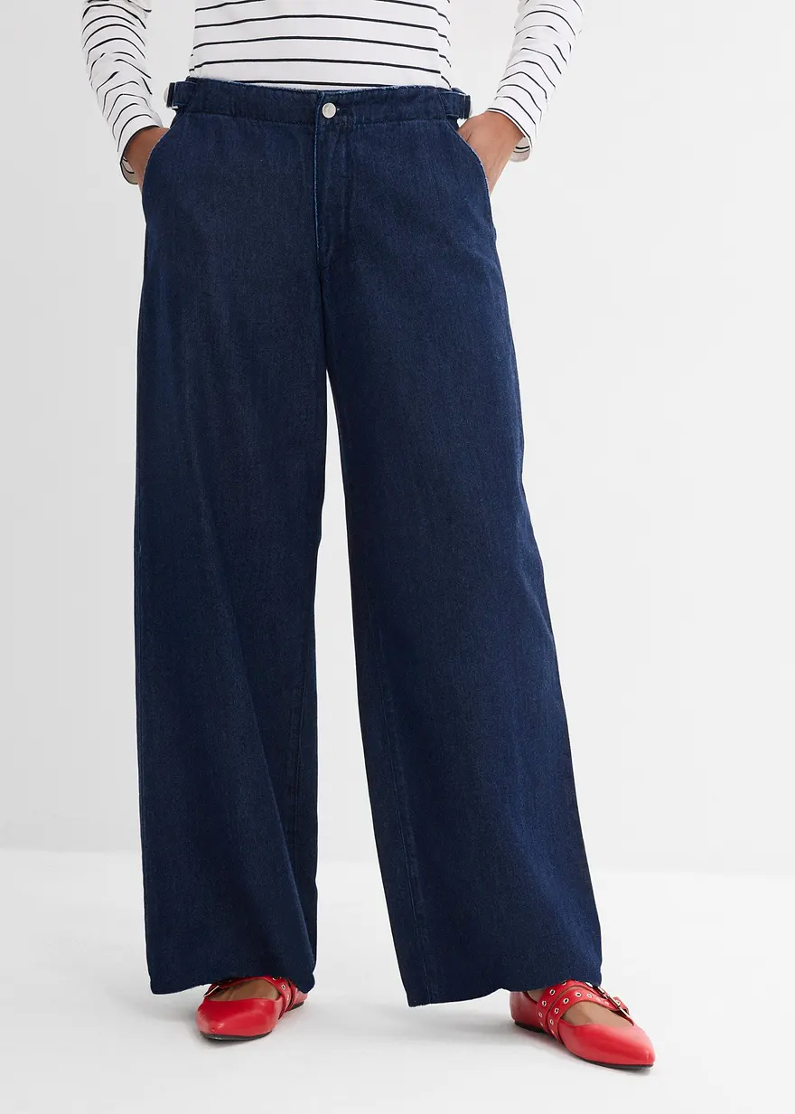 Loose Straight Jeans Mid Waist