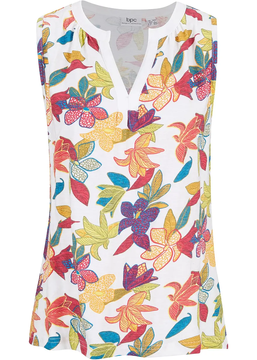 Bedrucktes Jersey-Top