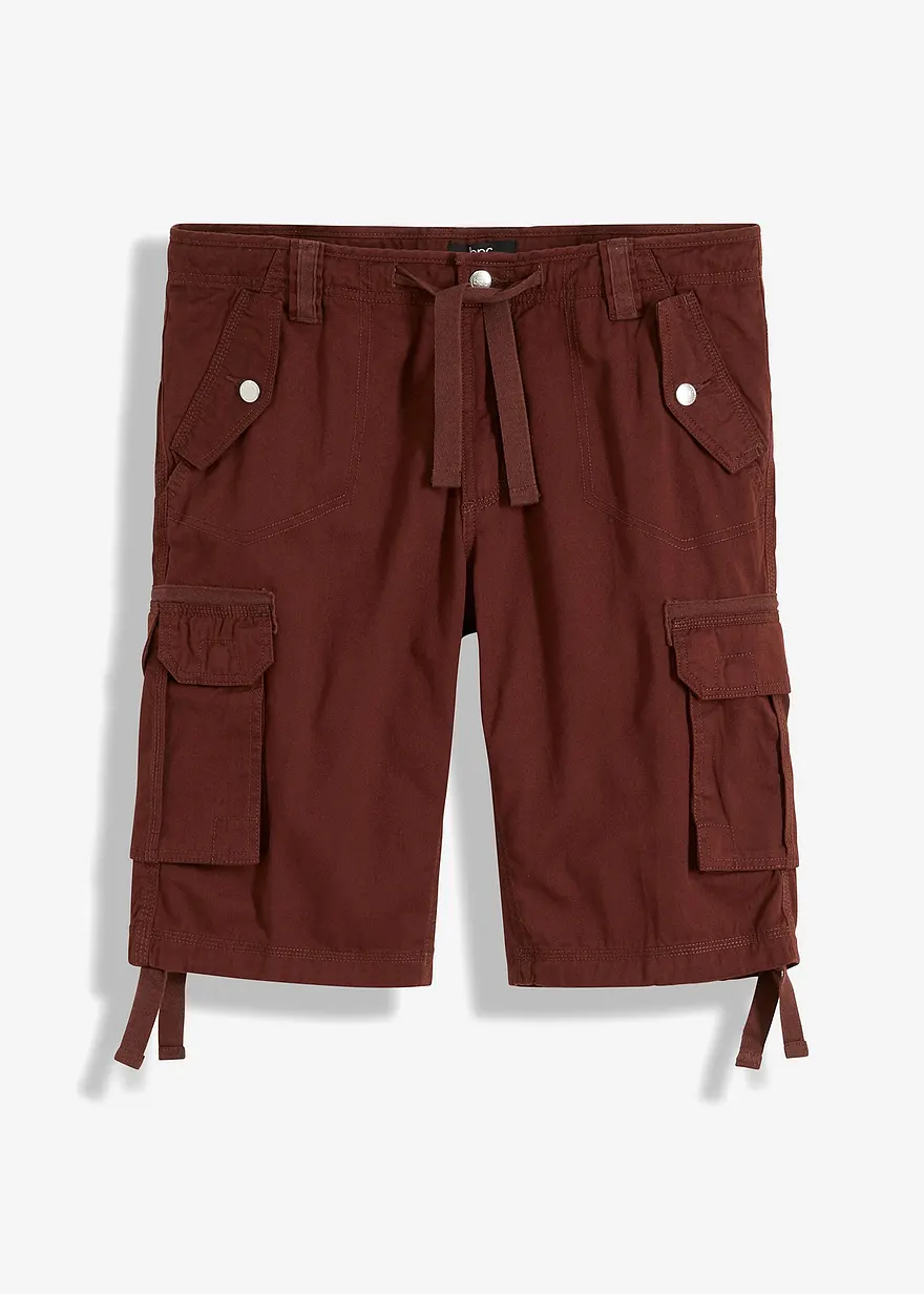 Cargo-Bermuda aus reiner Baumwolle, Regular Fit