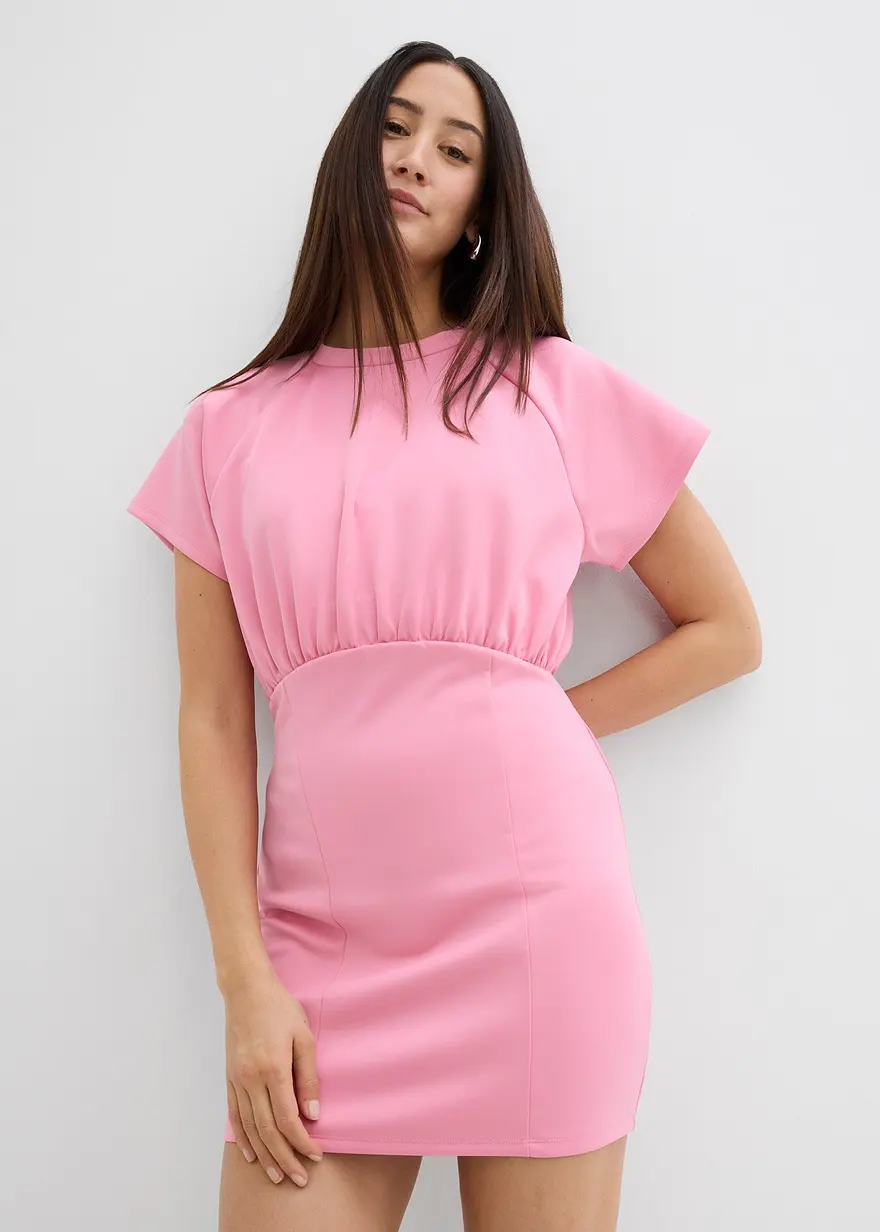 Shirtkleid mit Raffung