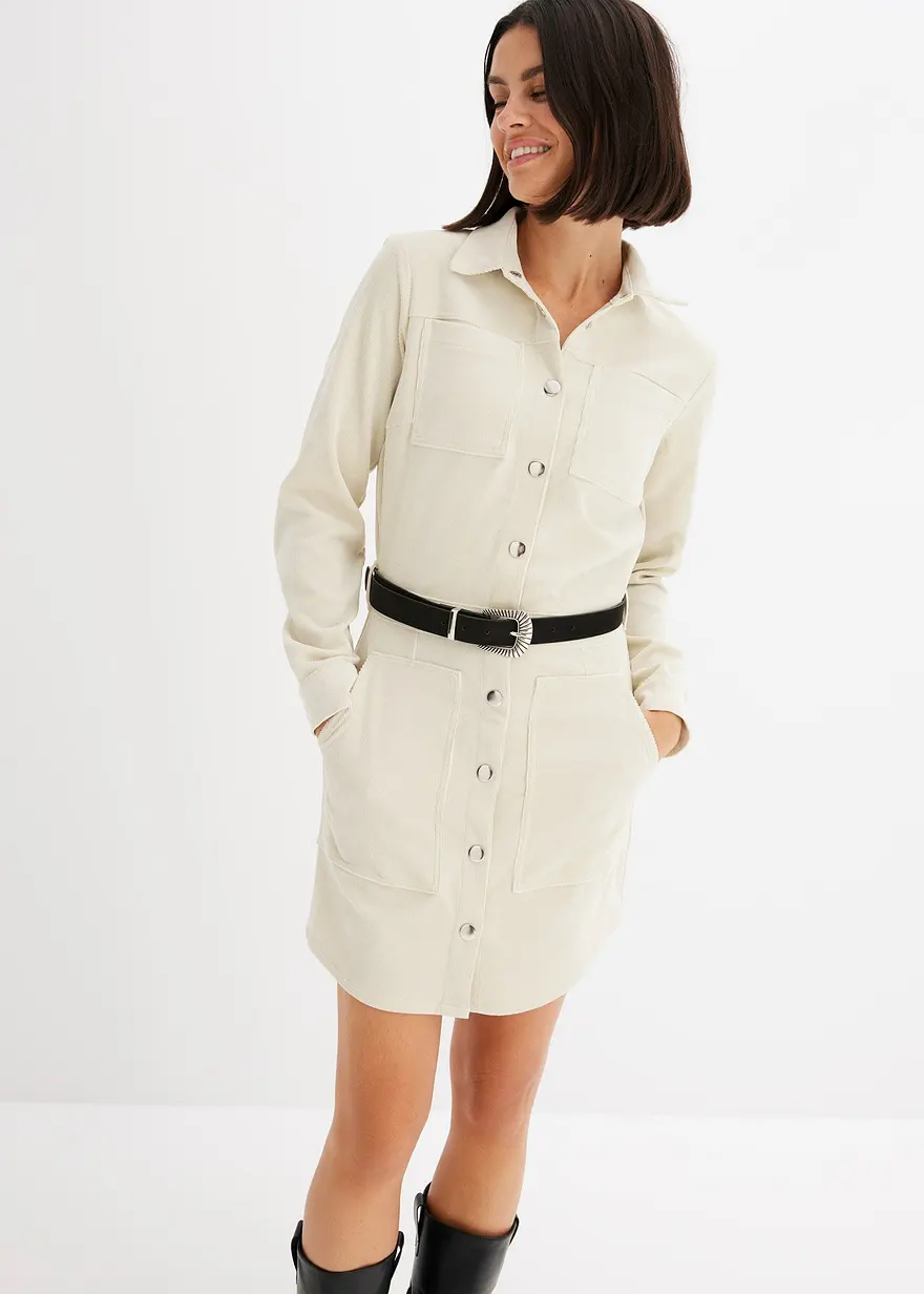 Hemdblusenkleid (2-tlg. Set)